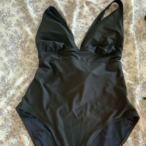 Old Navy Elegant Black One-Piece Swimsuit